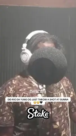 DID RIO DA YUNG OG JUST THROW A SHOT AT GUNNA😳😳🖤#plaqueboymax #riodayungog #fyp 