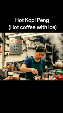 Hot coffee with ice, is it possible? #comedyvideo  #funnyvideo #coffeejokes  #auntiejokes #aivideo 