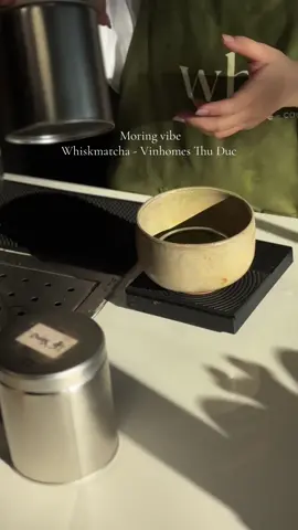 Morning vibe - Whisk matcha Vinhomes Grand park. 625 Nguyen xien #whiskmatcha #whiskmatchavinhomes 