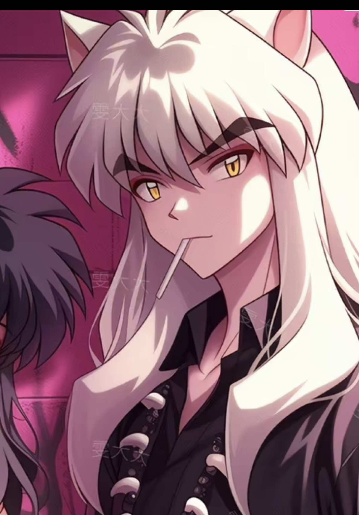 Anh cẩu, nàng mèo và nho tứ hồn 😂 #inuyasha #kikyo #anime #sesshomaru #xh 