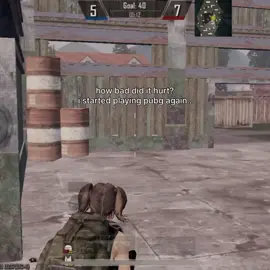 how bad did it hurt? i started playing pubg again.. #pubgm #pubg #fyp #fypシ゚ 