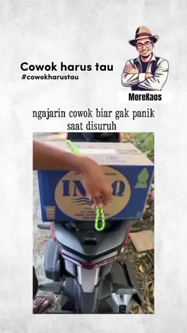 📦 Bawa kardus di motor Jangan asal ikat Pakai teknik ikatan yang tepat kayak di video  #cowokharustahu #mengikat #lelakisejati DIY #tipsikat #janganpanikbro 