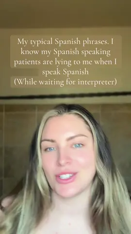 I couldn’t stop laughing making this #spanish #nursesoftiktok #ernurses #spanishspeaking #nursetok 
