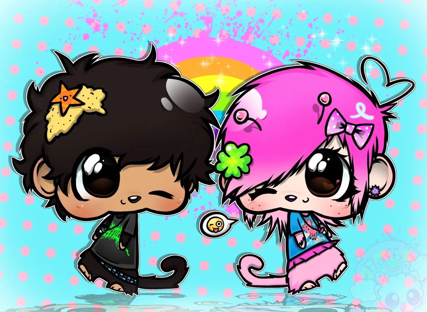 plz follow me and buy my merch :3🐹🌈💖🍭🦄 #boyfriend #monchichi #scenegirl #kawaii #scene 