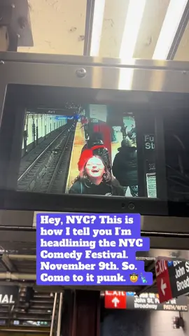 November 9th Brooklyn Bell House. AmberAutryComedy.com or linked below! #amberautrycomedy #newyorker #brooklyn #livecomedy #subway 