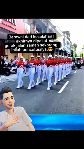 Semua berawal dari kesalahan! Ternyata ini pencetus gerak jalan zaman sekarang 😍 #paskibra #gerakjalan #viraltiktok #fypシ゚ 