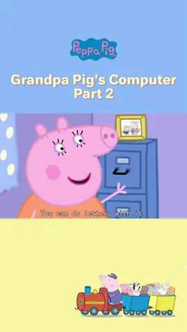 🐽Grandpa Pig's Compute-part2  💻 #PeppaPig #Cartoons #KidsTV #ToddlerLife #fyp
