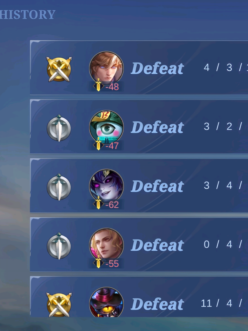 aku ga marah, aku izinin kamu mainin akun aku tapi kenapa kalo kalah terus dilanjutin, kenapa.. im crying #MLBB #mobilelegends 