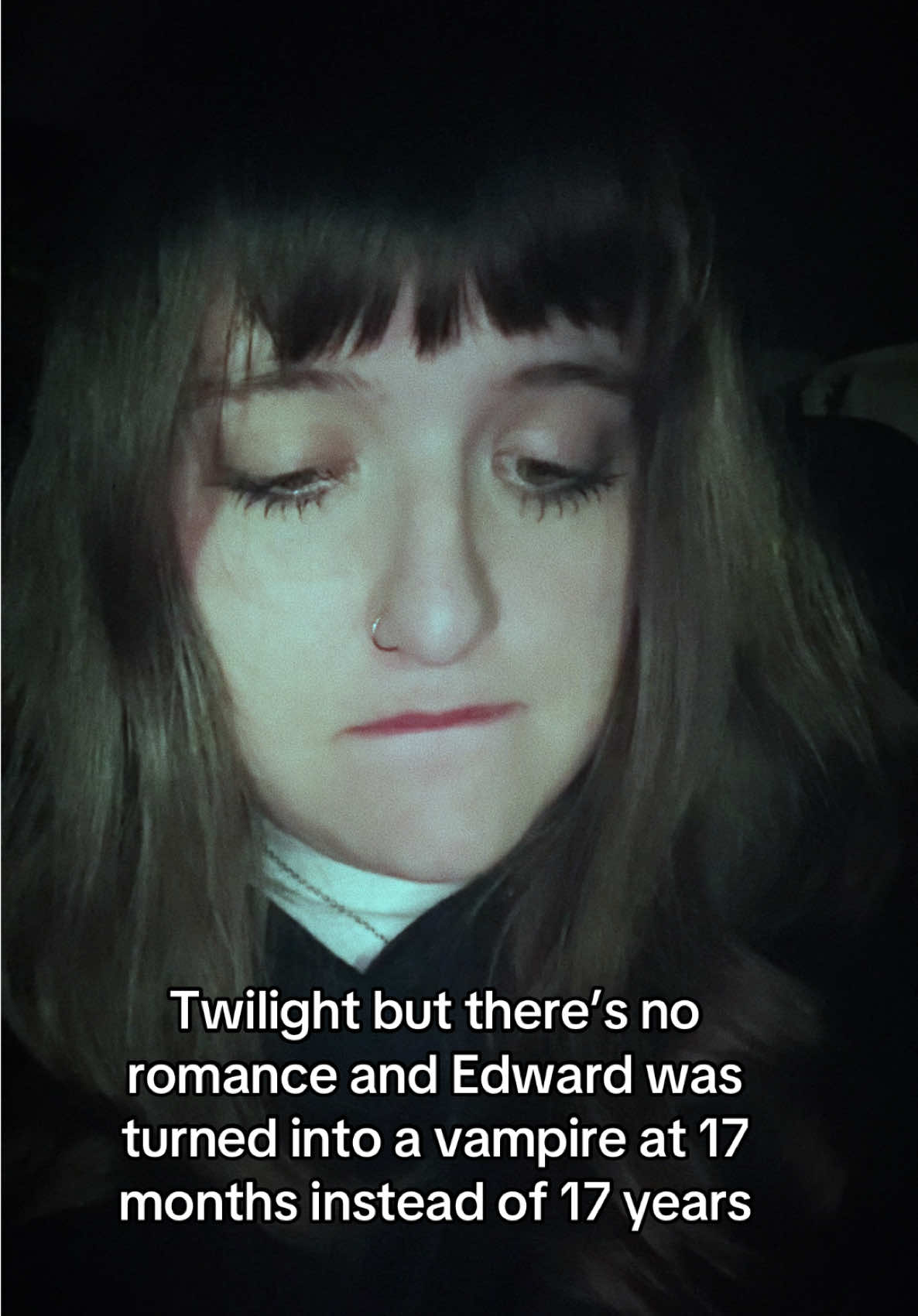 there was no sequel because Edward was a dumb baby who couldn’t even do anything special at all and Bella didn’t survive due to him being a dumb baby who had no capacity to save anyone ever #twilight this might be my worst video to date. not even funny in my head. but I was forced to make it against my will due to forces completely out of my control (because I felt like it)