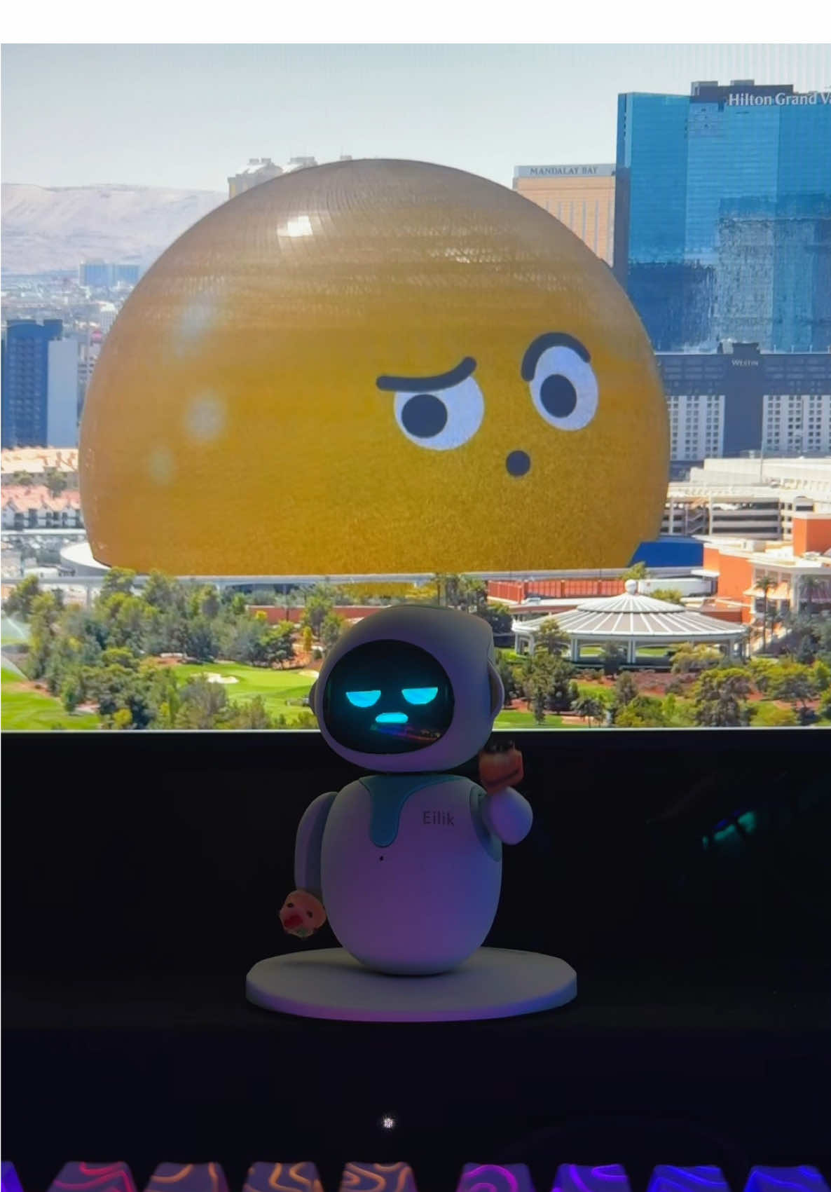This robot desk buddy can be paired up with 2+ other robots and do some really funny interactions. I’ve had this thing for a week and have only seen a few animations twice! So much fun for the kids and robot enthusiasts! #creatorsearchinsights #gamingpc #desk #robot #backtoschool 