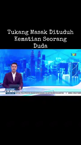 Seorang tukang masak didakwa di Mahkamah Majistret Seremban atas pertuduhan menikam dada seorang duda, sehingga menyebabkan kematian mangsa minggu lalu. #buletintv3 #beritatiktok #fyp #foryou #jenayah 