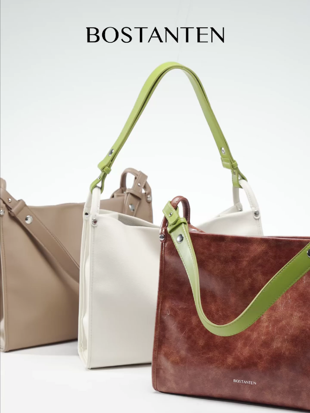 New product preview!!! Green shoulder strap breaks the conventional color matching, super large capacity tote bag #fyp #fashion #totebagmurah #totebag #bostantenmy #bostantenmalaysia #newarrival 