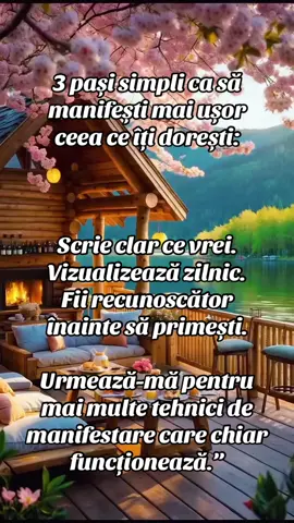 #ManifestareZilnica #GanduriPozitive #EnergieBuna #ManifestarePozitiva 