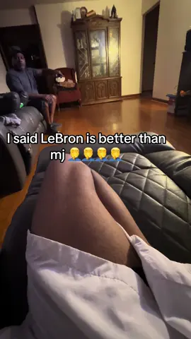it’s not that serious bro#basketball #lebron #mj 