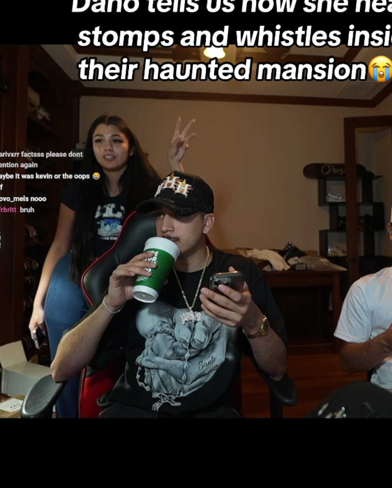 Ah hell nah🤣#santea #fypシ #dano #paranormal #hauntedhouse @Santea @dano 