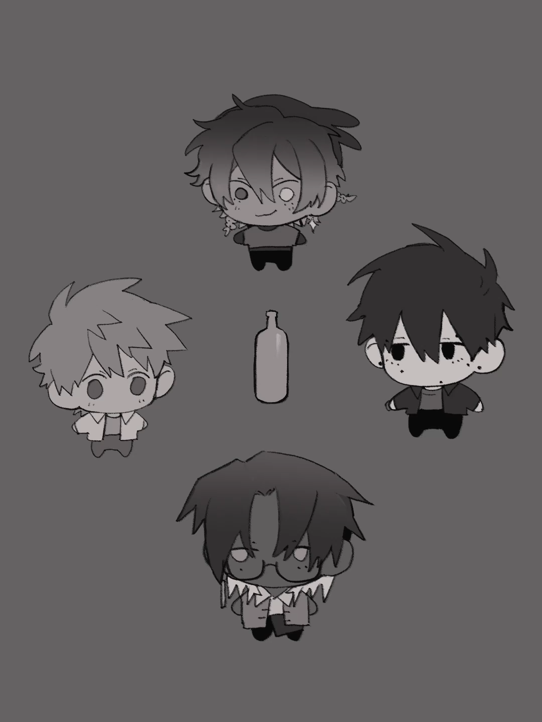 Program: Clip Paint Studio EX v4 - drawing/animation Characters: Original Characters Song: Seven minutes in Heaven ~~~ FT.@lwlvyei 's Lice, check out their oc's pov !!