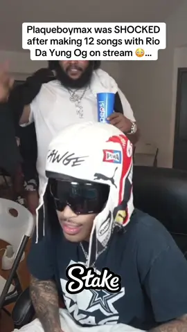 Plaqueboymax was SHOCKED after making 12 songs with Rio Da Yung Og on stream 😳… #plaqueboymax #riodayungog #pbm 