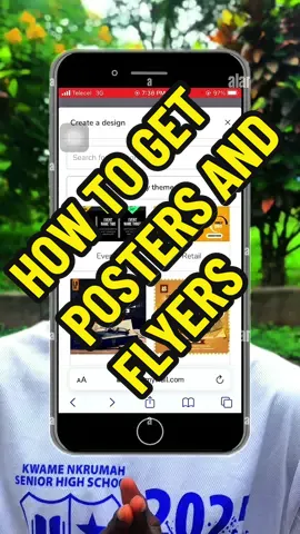 How to get flyers and posters. #creatorsearchinsight #techtips #trendingvideo #contenttips #FYP 