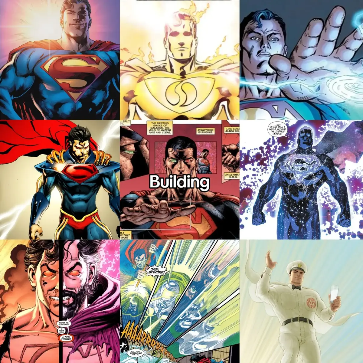 characters and their tiers #fictionalcharacters #comics #DC #superman 