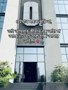 বেইমান পছন্দ করি না, তাই আমরার জীবনে বন্ধু নাই! যা আছে ২,৩ টা তারা হচ্ছে আমার ভাই...! 🫀🫂 #foryou #foryoupage #fpy #viralvideo #faru_que @TikTok Bangladesh 