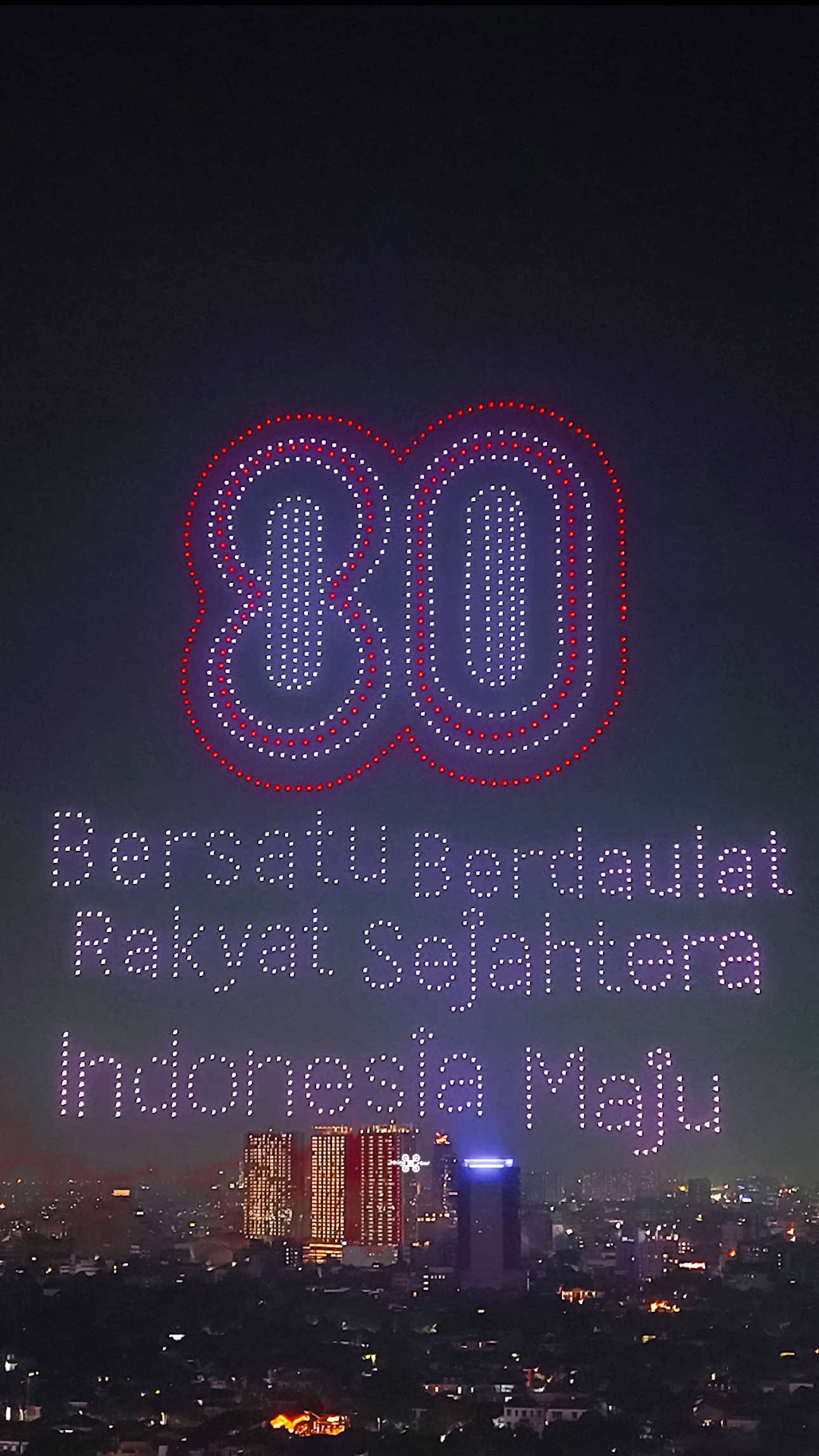 POV : Tim Drone Dokumentasi 1.400 Drone Show & Fireworks 🔥 Pesta Rakyat Indonesia HUT RI ke 80 🇮🇩 🔘 🔘 🔘 📍🌐 Bundaran HI, Jakarta . . #aerial #aerialview #aerialphotography #dji #djiindonesia     