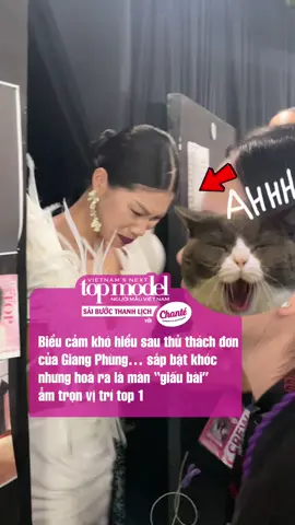 Biểu cảm khó hiểu sau thử thách đơn của Giang Phùng… sắp bật khócnhưng hoá ra là màn “giấu bài” ẳm trọn vị trí top 1 #MultiMediaJSC #VietnamNextTopModel2025 #chanté #chante #saibuocthanhlich 