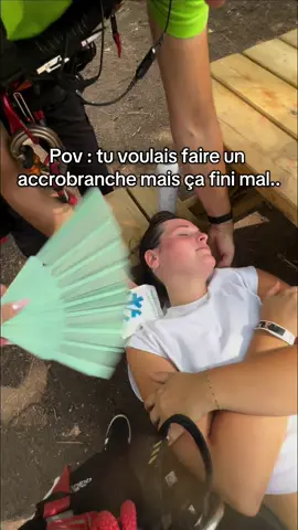 J’avais oublié la canicule 🤓 #pourtoii #accrobranche #malaise #fyp #CapCut 