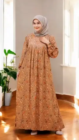 #gamismotifbunga #dresswanitakekinian #gamiswanitakekinian 