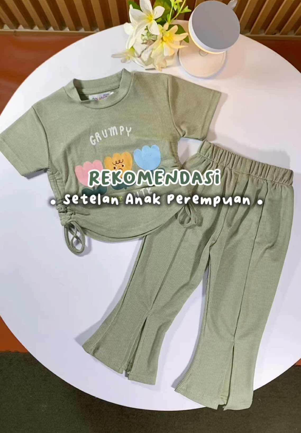 Rekomendasi setelan anak perempuan bahannya adem, dan modelnya lucu bgt 😍 #setelananakperempuan #onesetanakperempuan 