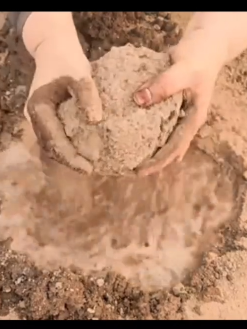 grainy reddirt crumbling asmr #fyp #foryou #reddirt #chunkz 