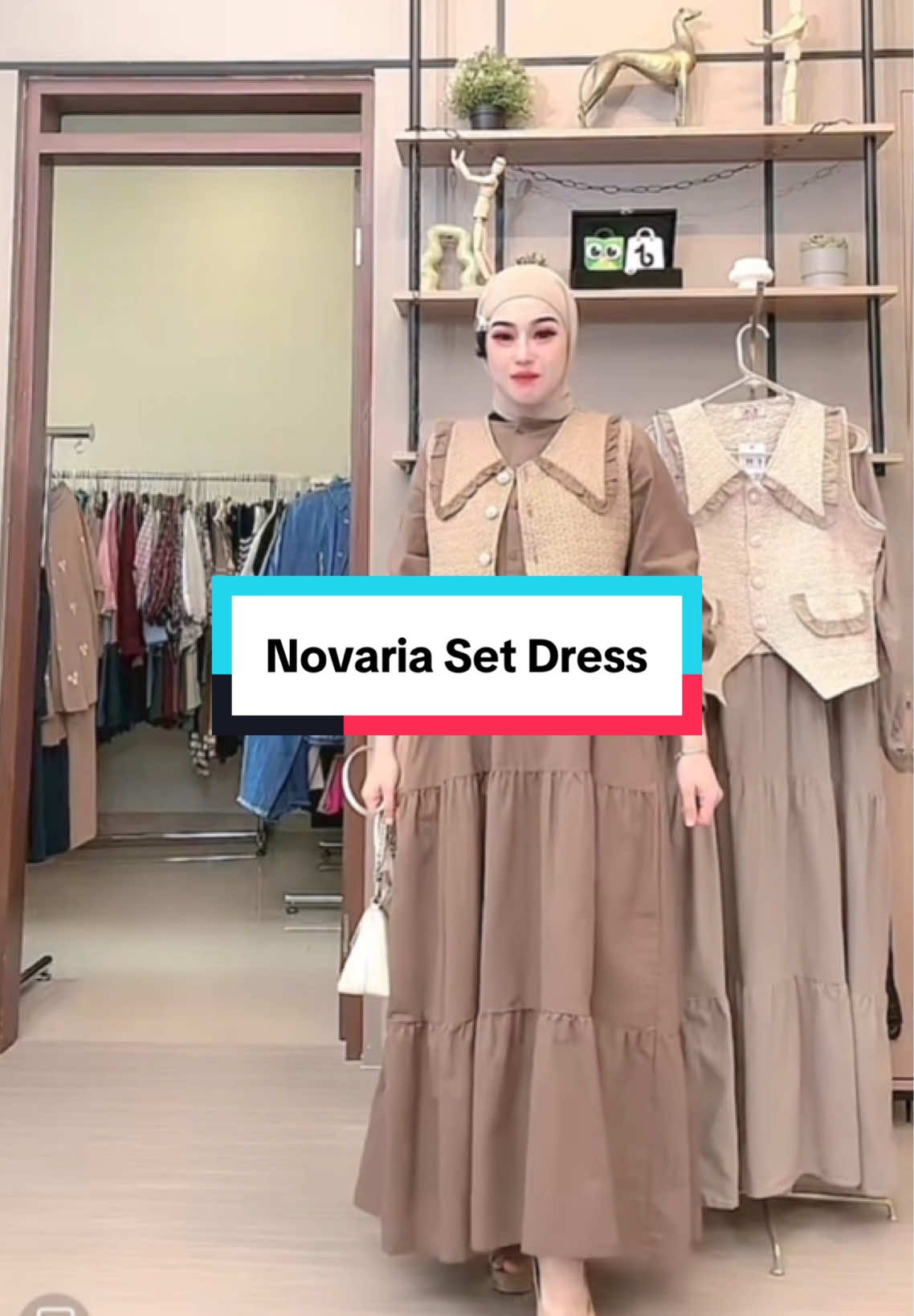 Alah mewah gini bunnn 😍 apalagi set dress udah cantik, anggun, mewah lagii ✨‼️ #PromoGuncang88 #GajianSale #BeliLokal #mincicdcmodels #cdcmodels 