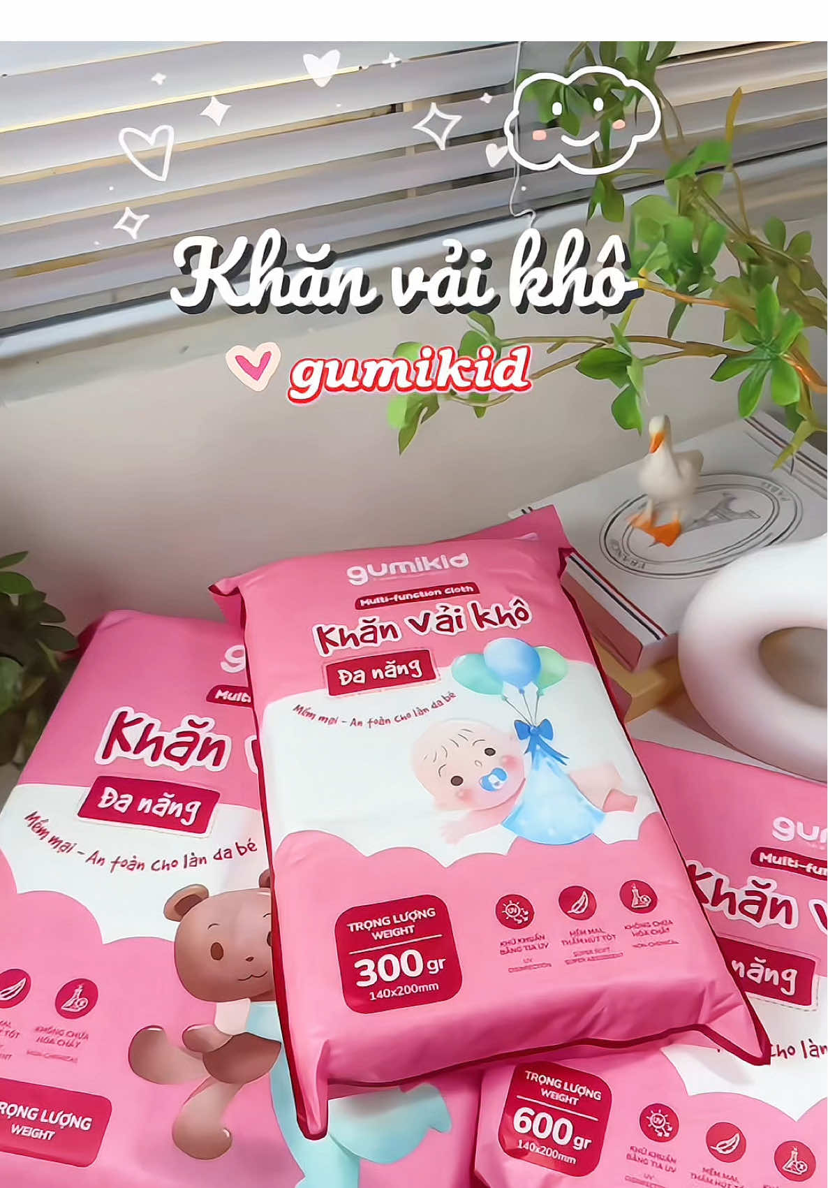 Khăn vải khô đa năng cho trẻ sơ sinh Gumi hơn 1️⃣0️⃣0️⃣K được gần 2kg luôn nè mấy mom🤩✨  #khanvaikho #khanvaikhodanang  #khankhochobe #gumikid  #ngocthanhngo 