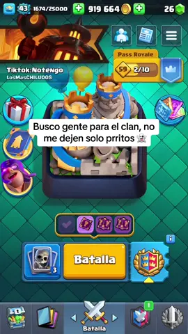 #cr7 #lanaroades #fyp #clashroyale #Busco gente para el clan, tod@s son bienvenidos 