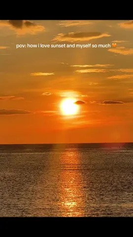 pov: how i love sunset and myself so much ❤️ #sunset #sunsetlover #sunsetvideo 