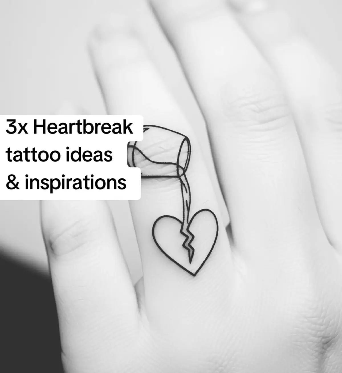 #beautiful #tattoo #idea #heart #heartbreak 