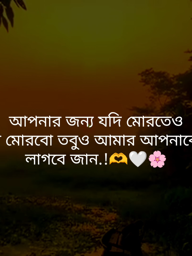 আপনার জন্য যদি মোরতেও হয় মোরবো তবুও আমার আপনাকেই লাগবে জান.!🫶🤍🌸#fypシ゚ #foryou #status #tibro04 #unfreezemyacount 
