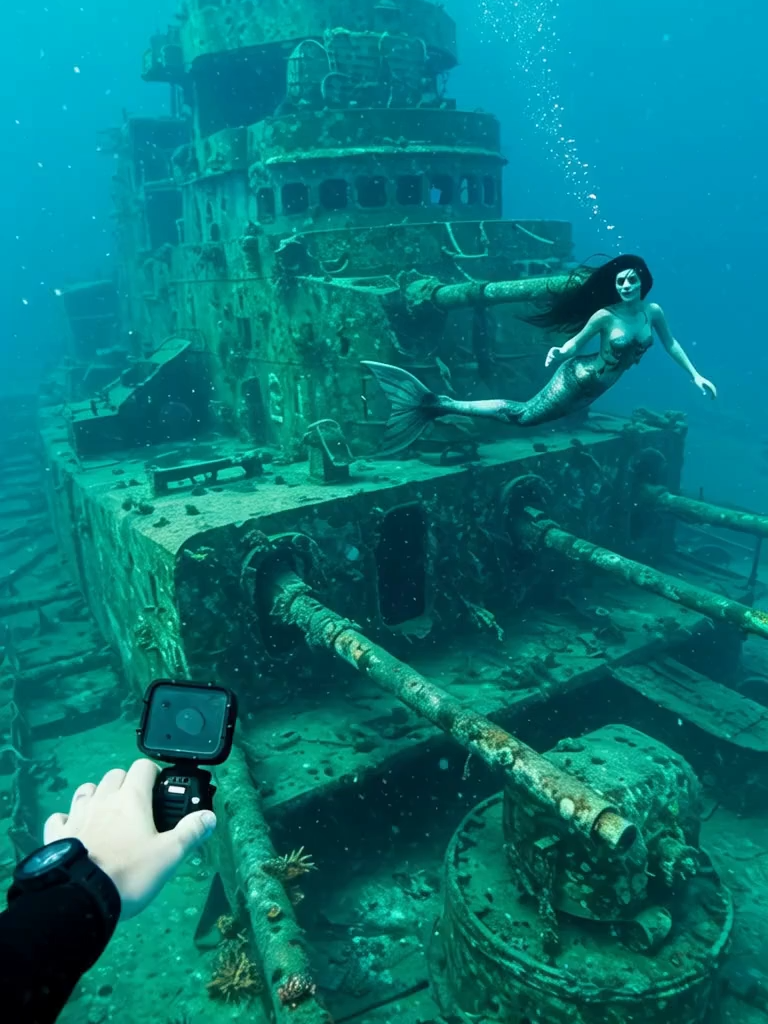 Diver’s 🤿🌊🧜‍♀️ camera captures alien underwater part 213 Want to create AI videos like this? Try KlingAI! Link in bio (affiliate link) 👇 #mermaid #gorgon #find #horrormovie #scary #alien#underwaterwelding #diver #camera#creature#reef #fish#depth#terrifying#mystery#fear#spookytok#paranormal#darkness#ocean#eerie#thriller#sinister#abyss #monster#nightmare#chillsong#horrorfilm#suspense#haunting#unseen#unknown#fearful#supernatural#ominous#deepseafootage#haunted#mysterycreat#exploration #divers #gold #diger