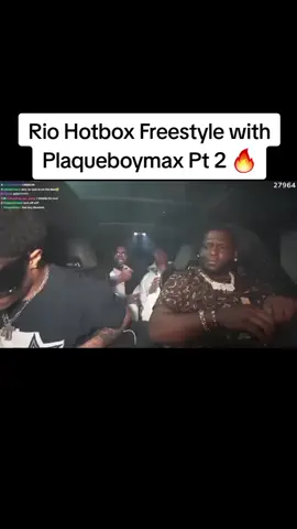 Rio Hotbox Freestyle with Plaqueboymax Pt 2 #plaqueboymax #fyp #riodayungog #freestyle #music 