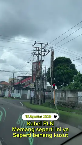 Benang kusut di atas jalan #lampung #bandarlampung #gubernurlampung #walikotabandarlampung 
