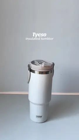 Lov'n the miniminalist style of my new tyse tumbler🤍💯 #tyeso #tumbler #tiktokfinds #tumblerrecommendations 