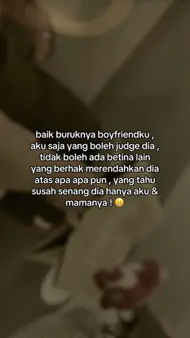kalau dia penyabaq itu dia bukan aku 😗