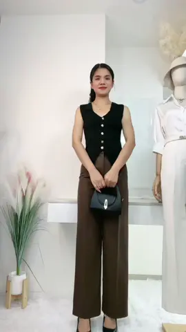 พิกัด👉🏻@FuangFaashop 👈🏻 . #สไตล์การแต่งตัว #กางเกงขายาว #กางเกงเก็บพุง #กางเกงกระบอกกลาง #น้อยแต่มากเรียบแต่แพง 