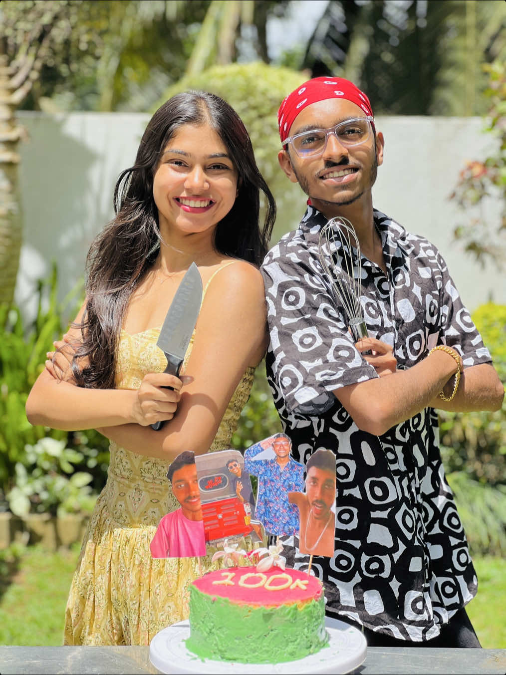 Chef @dinel__walpola 🤭💗 #cookingwithaki #aki #akithma #dinel #letsmake #100kdinel 