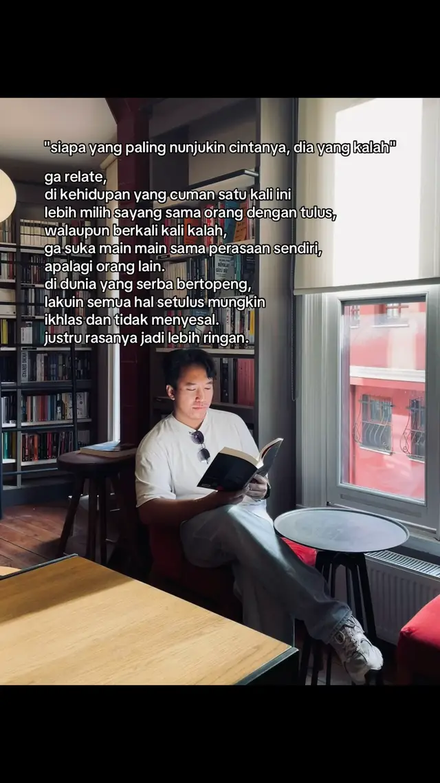 GAPAPA!! aku mau orang yang hadir di hidup aku ngerasain cinta yang tuluss yang aku punya dan yang bisa aku kasi  (sekalipun aku kalah)🙏🏼🤍