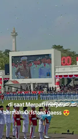 #merpatilovers #merpatikolongbebas di #istananegara #fypage #paskibraka #president #letkolteddyinrawijaya 
