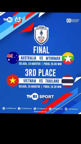 jadwal pertandingan sepakbola hari ini Asean women championship cup 2025 perebutan posisi 3 dan final 🔥🔥🔥 live TVRI sport ⚽🔥 #jadwalbola #aseanwomencup2025 #australiavsmyanmar #vietnamvsthailand #fyppppppppppppppppppppppp 