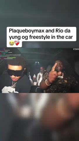 Rio da yung og and Plaqueboymax freestyle #fyp #plaqueboymax #riodayungog #viral 