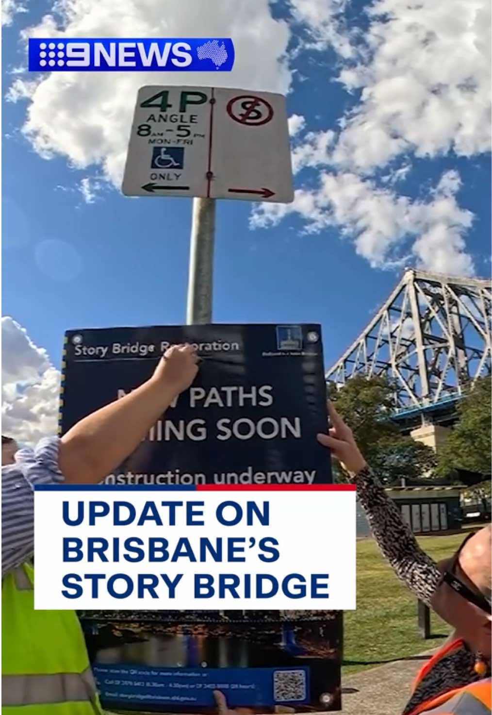 Brisbane's Lord Mayor has today revealed an update on the Story Bridge, including when footpaths will be reopened. #9News