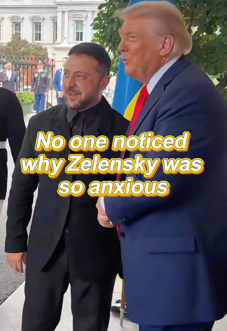 No one noticed why Zelenskyy was so anxious #fpy #fpyシ #foryoupage #usa_tiktok #celebrity #donaldtrump #zelenskyy 