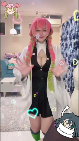 再投稿✨甘露寺ちゃんだいすき💗#鬼滅コスプレ #甘露寺蜜璃コスプレ 